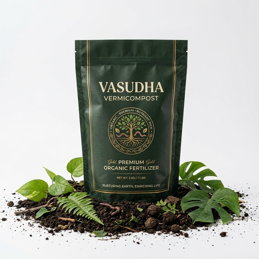 Vasudha Vermicompost premium 25 KG bag